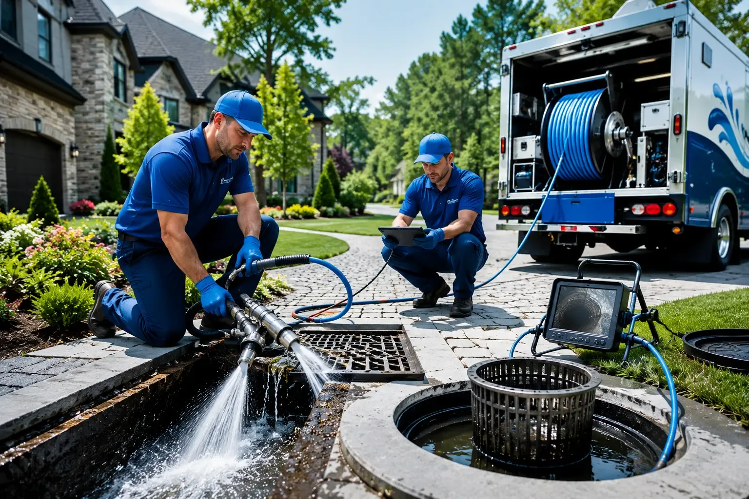 Local outdoor drain cleaning professionals in North Kingsville, OH