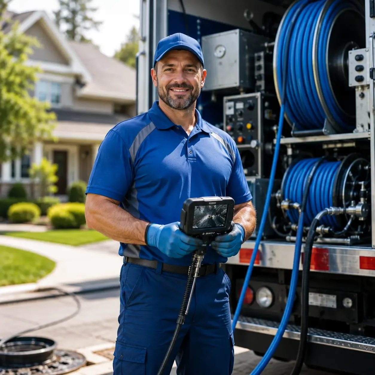 Local outdoor drain cleaning specialists in North Kingsville, OH
